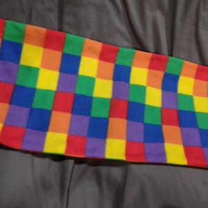 FuzzBall Barrel Bed Black Fleece Cover Rainbow Patchwork Comfy Dark Den for Pet Ferret Deep Sleepy Naps (Choice Cover Only)