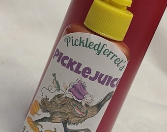 Pickle Juice Ferret Treat: Omega 3-6-9 Oil Supplement, 2oz Twist Top