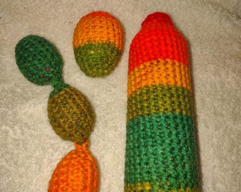 3 Piece Crochet Pet Ferret Bulk Set#104