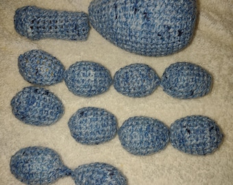 11 Piece Crochet Pet Ferret Bulk Set#101