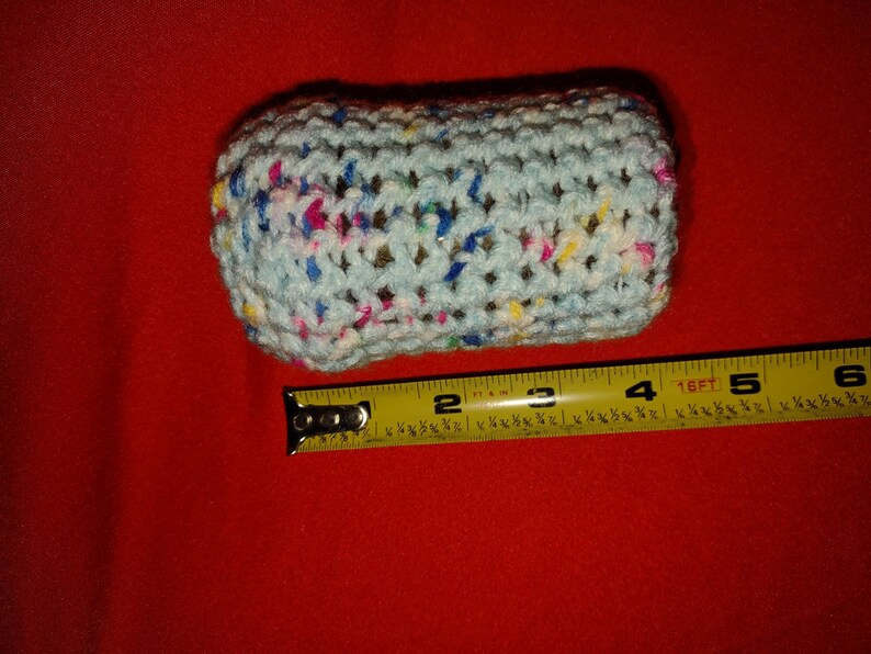 6 Piece Pink Blue White Colors Crochet Shaky/Rattle/Stash Ferret or Pet Toys Eggs Play Bulk Set03 image 3