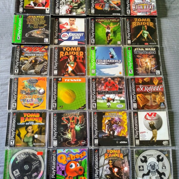 Playstation 1 Games Etsy
