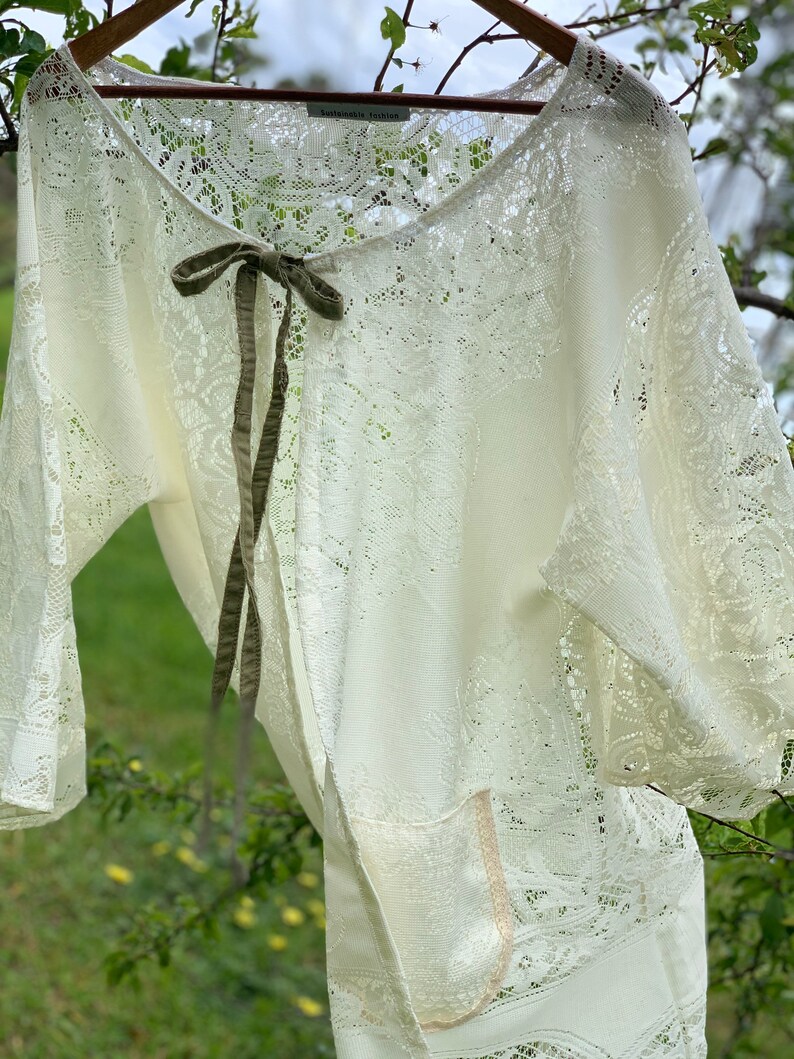 Lacey kaftan kimono