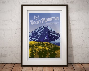 Rocky Mountain | National Park Series | Instant Download