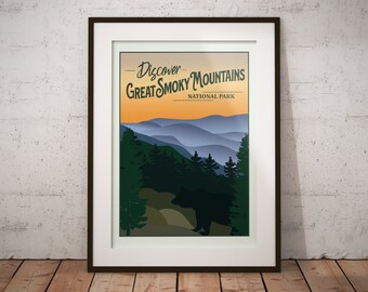 Great Smoky Mountains | National Park Series | Instant Download