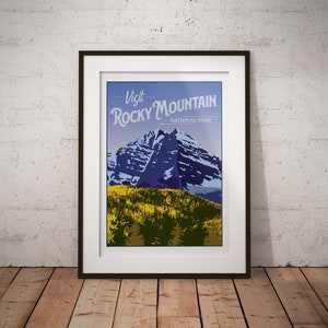 Rocky Mountain | National Park Series | Instant Download