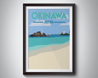 Okinawa | Japan | Travel Poster | Instant Download
