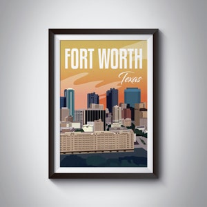 Fort Worth | Travel Poster | Instant Download