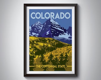 Colorado | Travel Poster | Instant Download