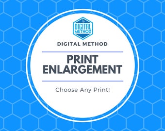 Enlargement Fee | Any Digital Method Poster | Resize | Add-On