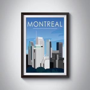 Montreal | Quebec | Travel Poster | Instant Download