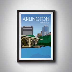 Arlington Travel Poster | Instant Download