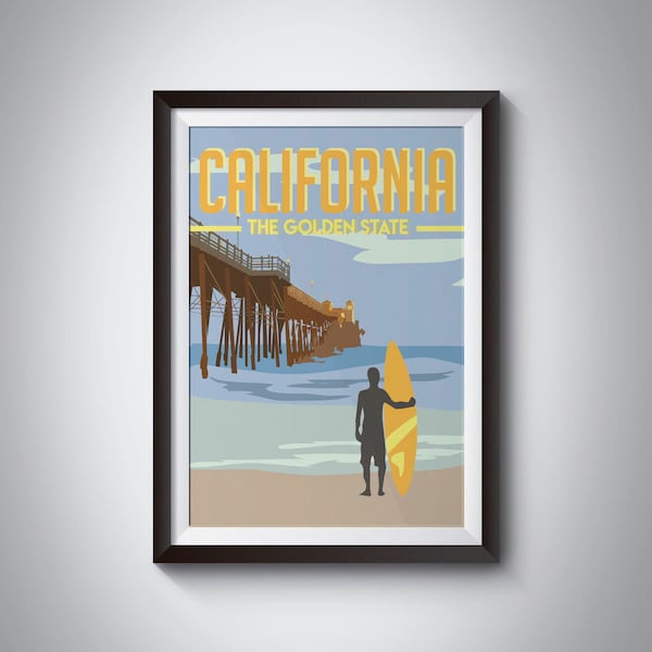 California | Travel Poster | Instant Download