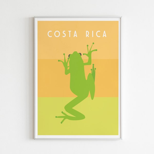 Costa Rica | Minimalist | Instant Download | Poster