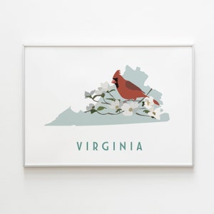 Virginia | Minimalist | Instant Download | 2 Orientations | Poster