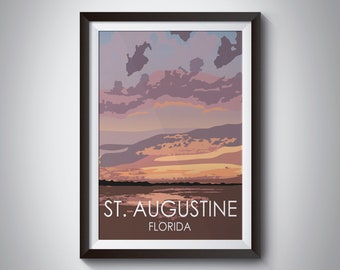 St. Augustine | Florida | Travel Poster | Instant Download