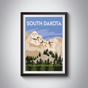 South Dakota | Travel Poster | Instant Download