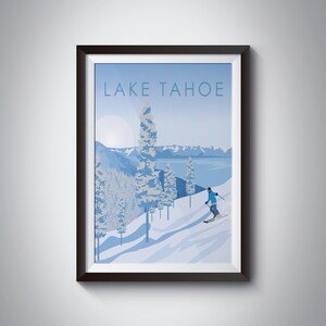 Lake Tahoe | Travel Poster | Instant Download