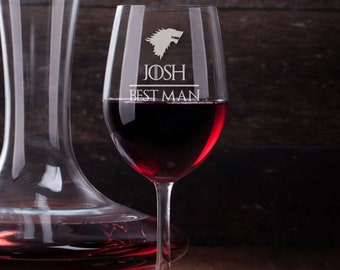 Dear Cupid Forget The Man Just Send The Wine Engraved 18 oz Wine Glass