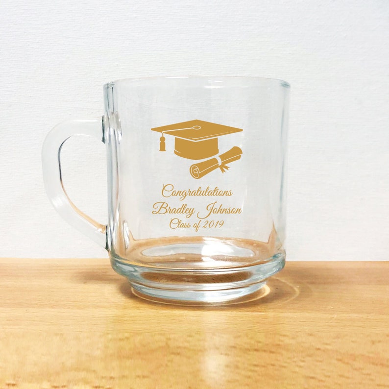 Customized \u2022 24 pcs Graduation Cap and Diploma Coffee Mugs with Handle \u2022 Baby Shower Favors \u2022 Birthday Favors \u2022 EDPP4-M