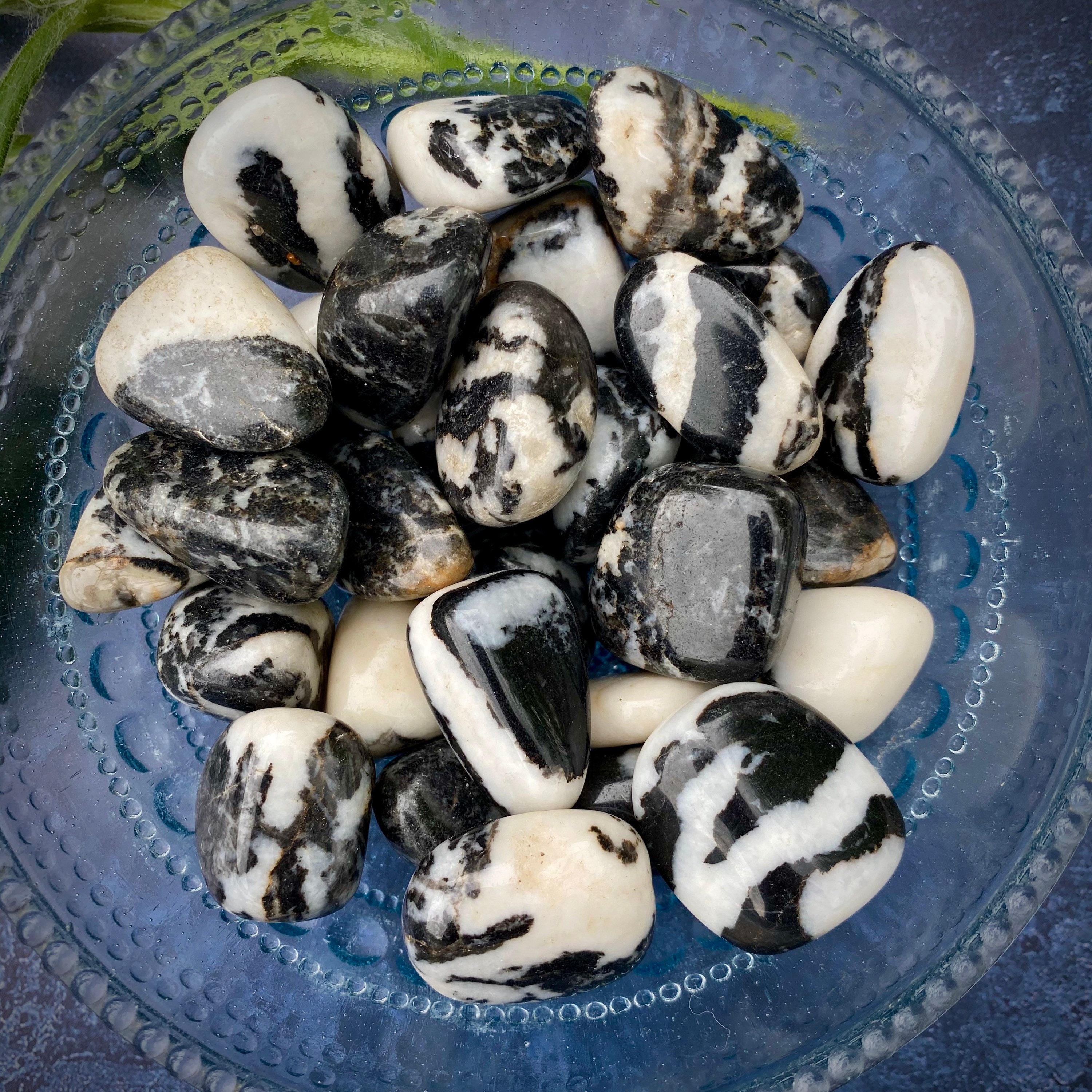 Zebra Jasper Crystal / Zebra Jasper Tumblestone / Zebra Jasper Tumble…