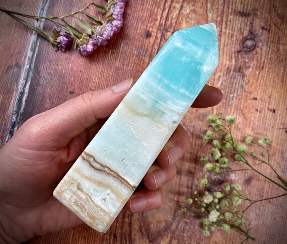 Caribbean Calcite Tower / Extra Large Caribbean Ca