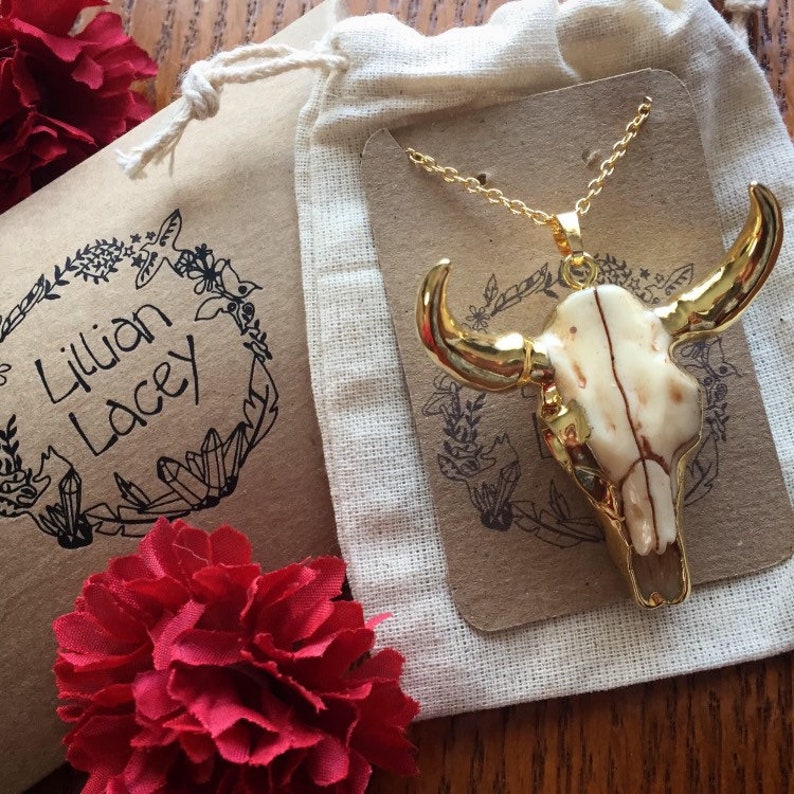 Bull Necklace by Lillian Lacey