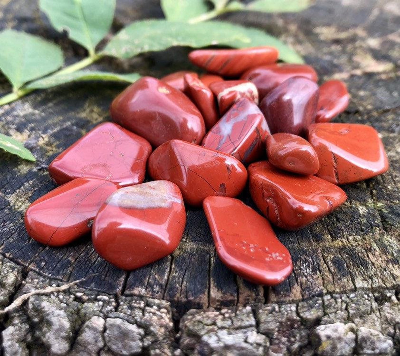 Rojo Jasper Tumble Stone / Cristal de Jasper Rojo / Red Jasper Etsy