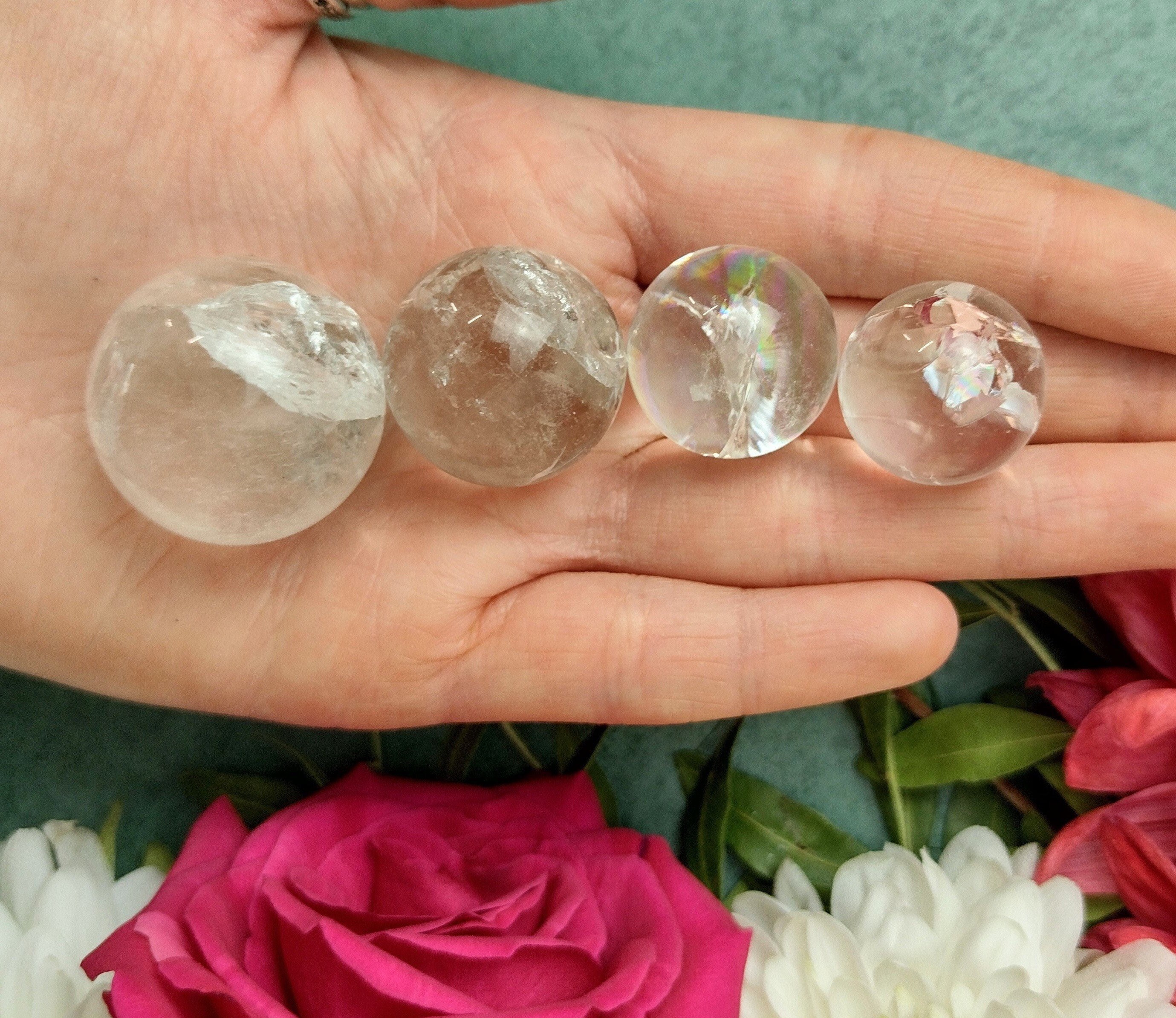 Clear Quartz Sphere / Quartz Crystal Ball / Clear Quartz Etsy UK