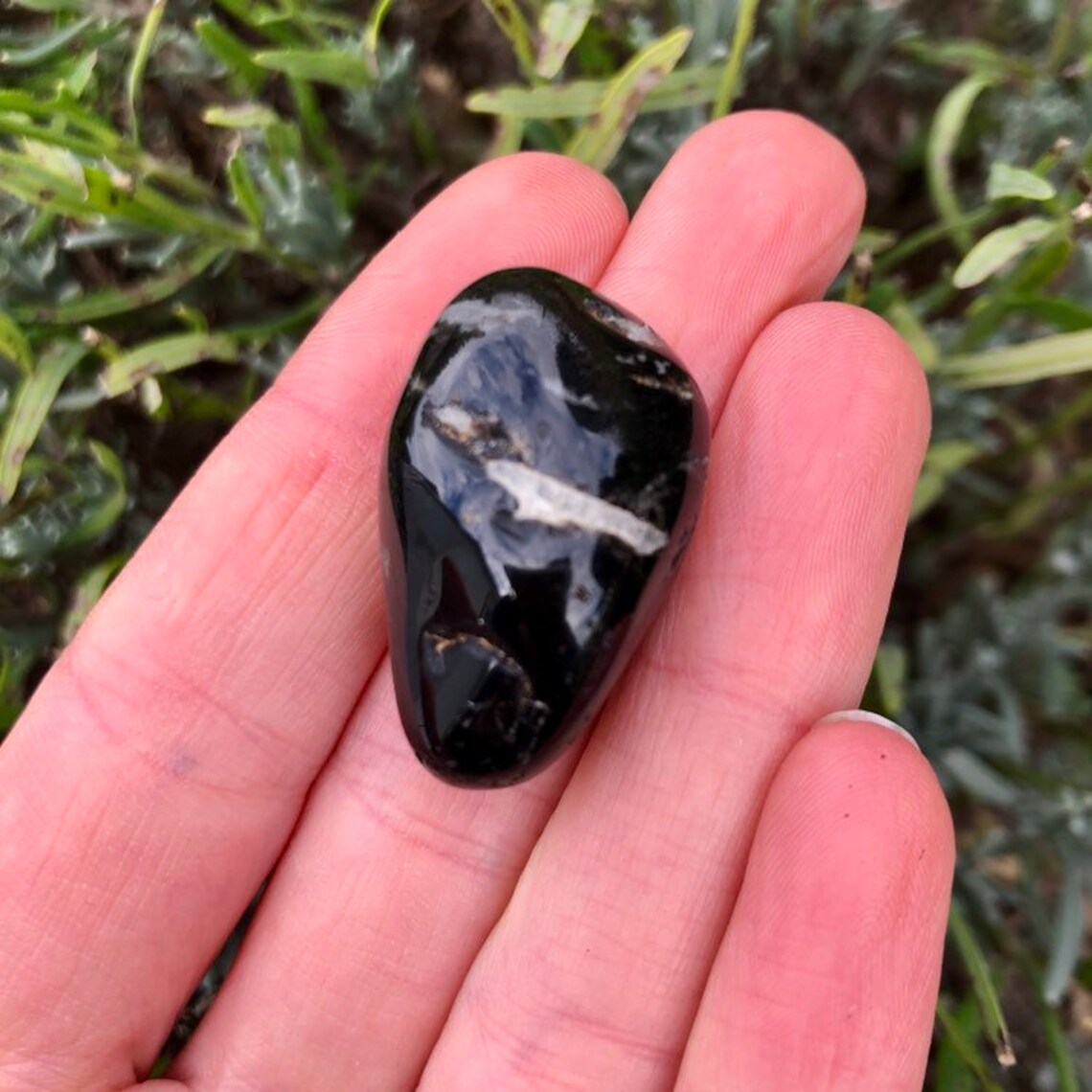 Black Onyx Tumble Stone / Black Onyx Crystal / Black Onyx Etsy