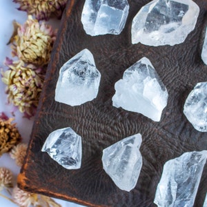 Clear Quartz Crystal Point Raw