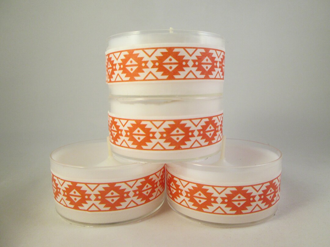 Aztec Candles, White Tealights, Large Tealights, Xmas Tea Lights, Washi