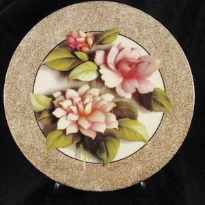 Royal Worcester Plate, Camellia Plate, Floral Illusions Plate, Collectable Plate, Wall Plate, Ltd edition Plate, Flower Plate, Gift for Mum