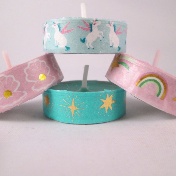 Rainbow Candle Etsy UK