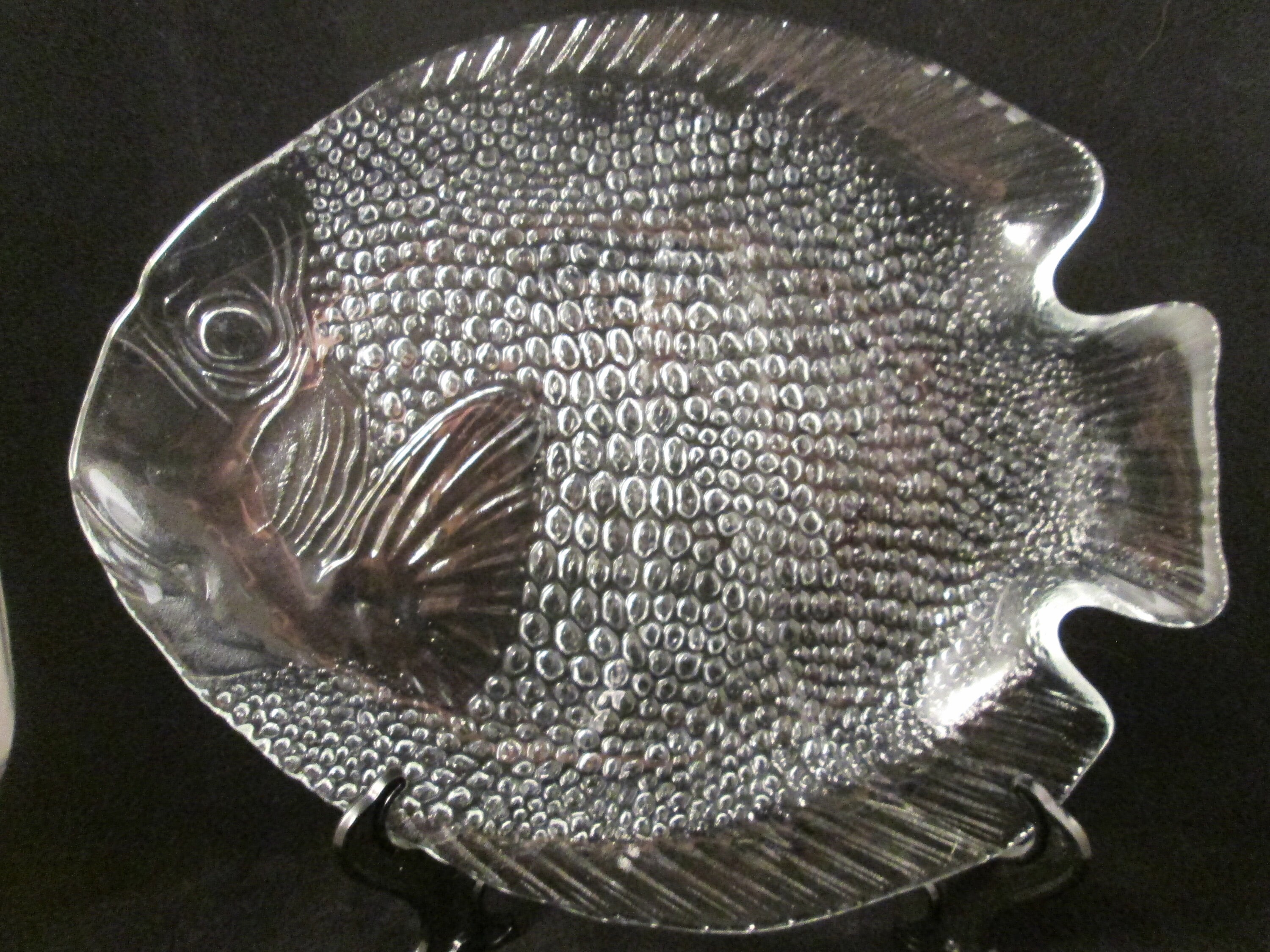 Arcoroc Glass Plates Arcoroc Fish Plates Vintage Fish Plate Etsy Ireland
