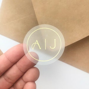 金箔ステッカー 箔押しウェディング記念ステッカー 結婚式の日付入りイニシャル入りパーソナライズステッカー 箔押しウェディングステッカー
