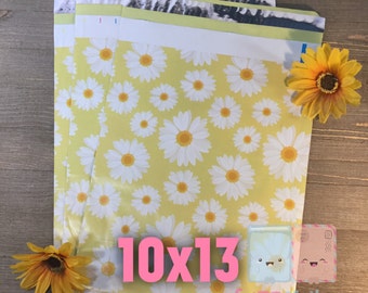 20-40 pcs Daisy Poly Mailers 10x13