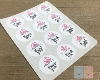 120 Paparazzi Thank You Stickers