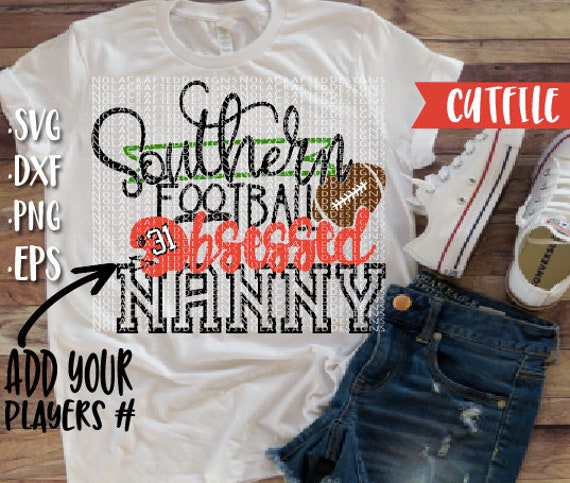 Football Nanny Svg Football Aunt Svg Football Godmother Etsy