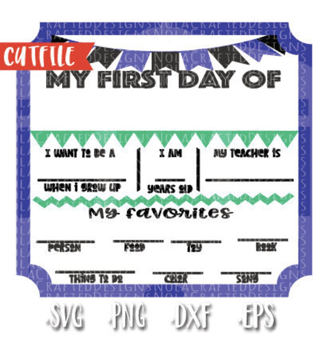 Back to School Board Svg Cut File First Day of School - Etsy