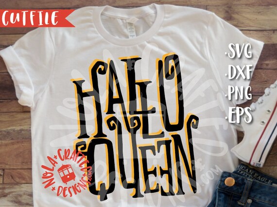 Download Hallo Queen Svg Hallowqueen Svg Womens Halloween Svg File Etsy