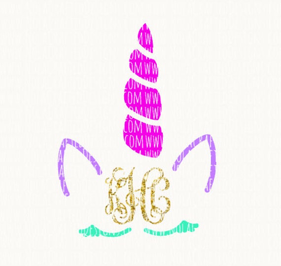 Download Free Monogram Unicorn Svg Unicorn Svg Silhouette File Cricut Etsy SVG Cut Files