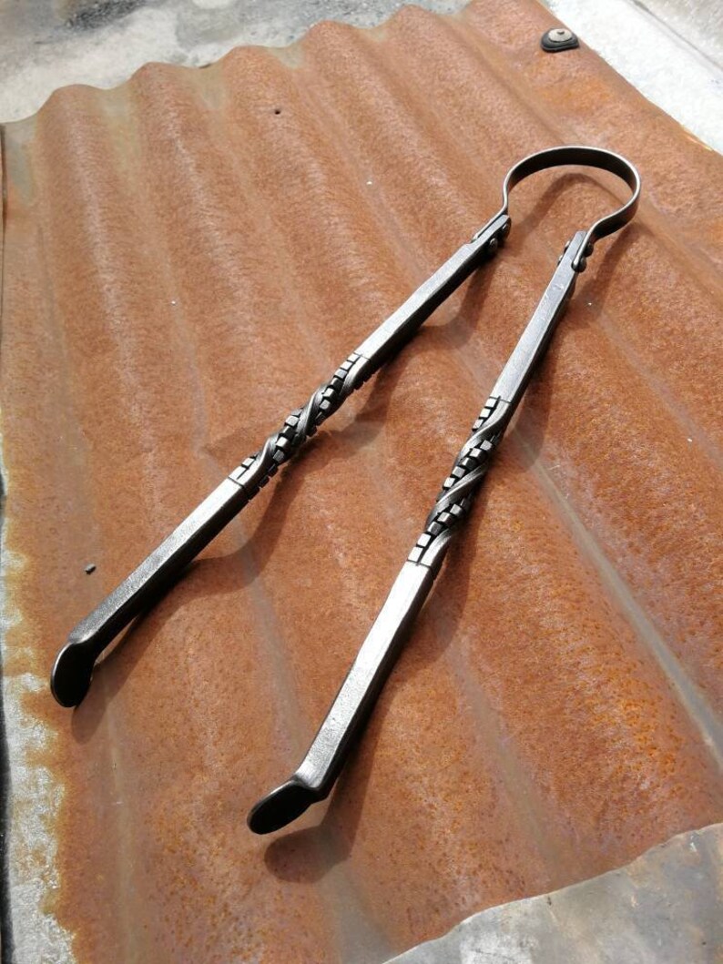 Handmade Fire Tongs Etsy