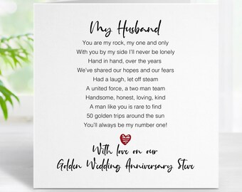 Hunts England - Carte D'anniversaire De Mariage Pour Mari – To My Wonderful Husband – 10 Amazing Years – Collection Intemporelle