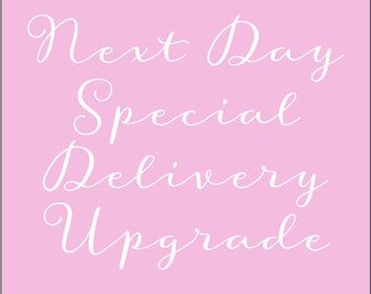 Royal Mail Special Delivery by 1pm Mon - Fri - Forgot to select special delivery upgrade at checkout? - Purchase this listing to upgrade