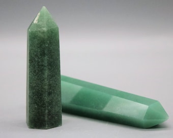 Aventurine Crystal Wand: Healing Stone, Zodiac Gift