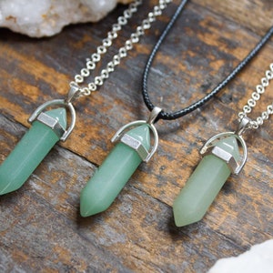 Aventurine Necklace Aventurine Pendant Polished Jewellery Crystal Healing Caged  Unique Zodiac Birthday Gift summer