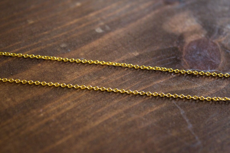 18K Gold Plated Chains, Gold Plated Chain, Lobster Clasp, Jewellery Making, DIY Jewelry, Jewelry Making Chain, DIY Jewellery, Craft, Chains image 3