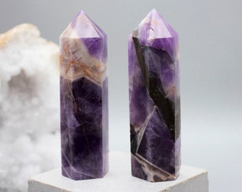 Dream Amethyst Wand Dream Amethyst Crystal Dream Amethyst Pillar Healing Amethyst Tower Wand Zodiac Birthday Gift May Taurus Gemini