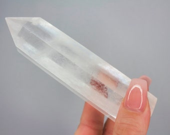 Clear Quartz Wand Quartz Crystal Healing Wand Specimen Clear Quartz Pillar Quartz Tower Zodiac Birthday Gift May Taurus Gemini